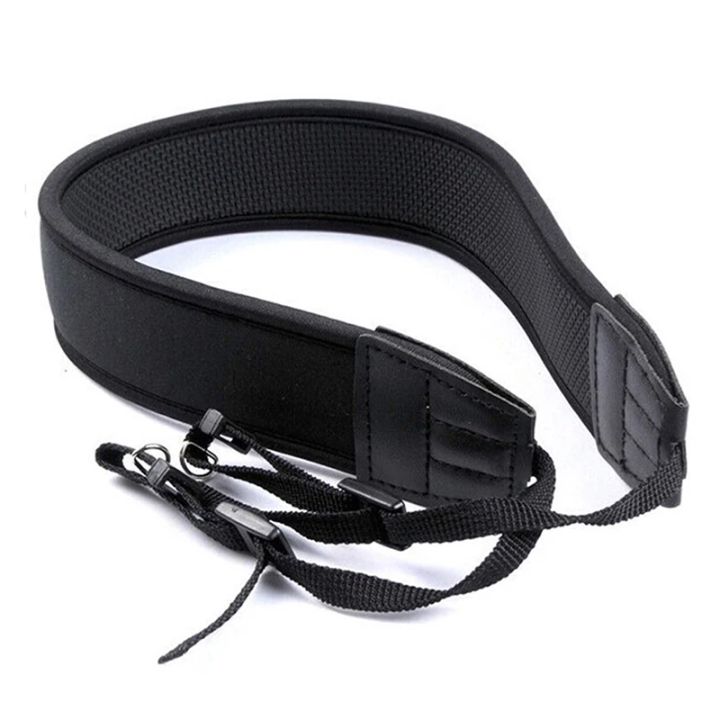 Universal Neck Shoulder Strap Belt Camera Shoulder Neck Straps Adjustable Thick Anti-Slip Black Straps for Digital Camera