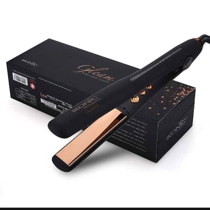 Ikonic%20Professional%20Gleam%20Rose%20Gold%20hair%20straightener%20Iron%20-%20Image%202