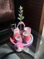 Nordic Bathroom set, Kids Bathroom decor set, bathroom accessories. 