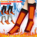 Electric Heated Socks Men Women Winter Warm Heating Socks Anti-Cold Thermal Heated Foot Warmer Outdoor Camping Ski Sports Socks.
