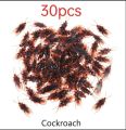 5-50Pcs Cockroaches Halloween gadget Plastic Joke Decoration Props Rubber Toy Gags Practical Jokes Toys Plastic Bugs Cockroach.