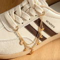 1/2pcs/set Hollow Star & Moon Shoe Charms – Celestial Clips for Sneakers & Crocs.. 