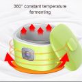 Electric Yogurt Maker Leben Fermenter Automatic Multifunction 1L Glass Liner Natto Rice Wine Fermenting Machine 4 Yoghurt Cups. 