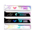 Universal Graphics Card Bracket Holder & GPU Support, ASUS TUF AORUS ROG Brand Belief, 5V 3Pin ARGB MOD Gamer Case Decoration. 
