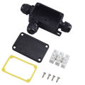 3 Way Outdoor Waterproof IP66 Electrical Cable Wire Connector Junction Box With Terminal 450V Junction Box for Led Light. 