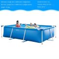 Intex  swimming pool 3m x 2m rectangular metal frame swimming paddling pool. 