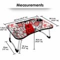 Printed Foldable Laptop Table with drawer Code-A40. 