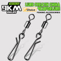 Fishing Swivels Snaps 50~200Pcs Fishing Rolling Swivel Barrel Snap lures Connector Saltwater Fishing Clip Snap Trolling Tackle. 