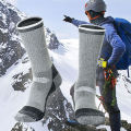 GTUBIKE 1 Pair Merino Wool Thermal Sock Winter Keep Warm Soft Ski Hiking Sock Sport Outdoor Snowboard Thermosock Thicken. 