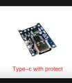 1 PC's mini module TP4056 type c  li-ion battery charging module ( 1.2 Amp ) with protection. 