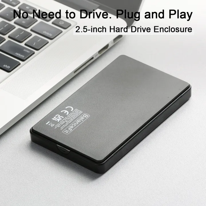 2.5%20SSD%20Enclosure%20with%20USB%20C%20Adapter,%20Internal%20Solid%20State%20Drive%20Case%20Read%20SATA%20to%20USB3.0%20Tool-Free%20for%202.5%20Inch%20SSD%20Hard%20Drive%20-%20Image%202