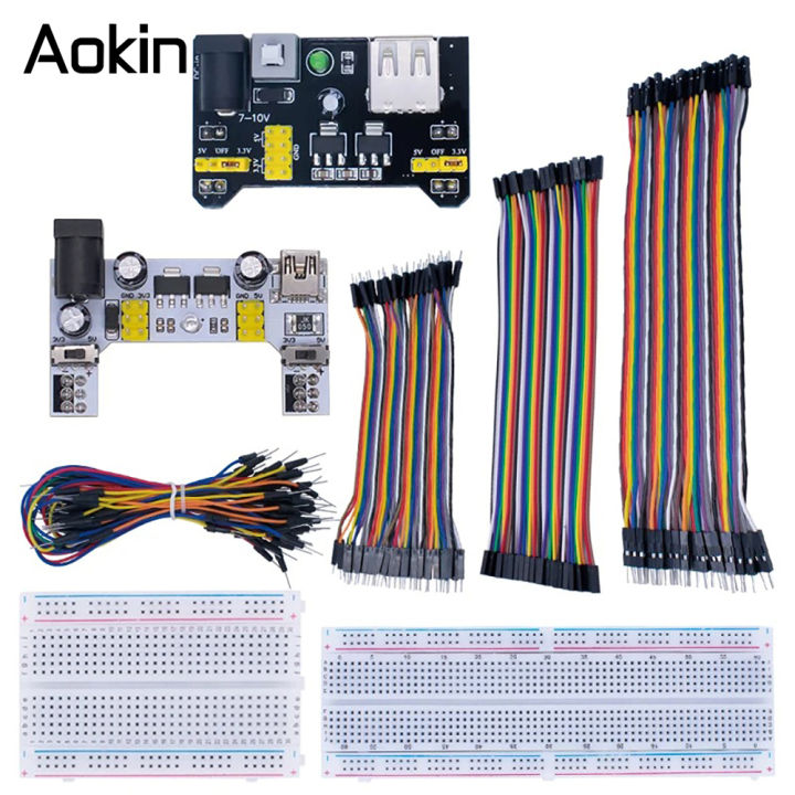 NEW%20MB-102%20MB102%20Breadboard%20400%20830%20Point%20Solderless%20PCB%20Bread%20Board%20Test%20Develop%20DIY%20for%20arduino%20laboratory%20SYB-830%20-%20Image%202