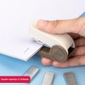 DELI Mini Stapler Set with Staples 24/6 Easy-Press Stapler Portable Paper Binding Tool for Students Office & Home Use.