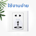 EU plug 3 pin to 2 pin flat Travel Adapter. 