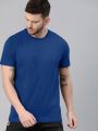 Export quality European standard men's Cotton T-Shirt Solid Color Short Sleeve Tops – Casual & Comfortable for Daily Wear. 