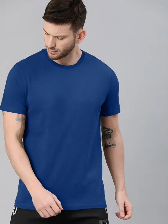 Export%20quality%20European%20standard%20men's%20Cotton%20T-Shirt%20Solid%20Color%20Short%20Sleeve%20Tops%20%E2%80%93%20Casual%20&%20Comfortable%20for%20Daily%20Wear%20-%20Image%204