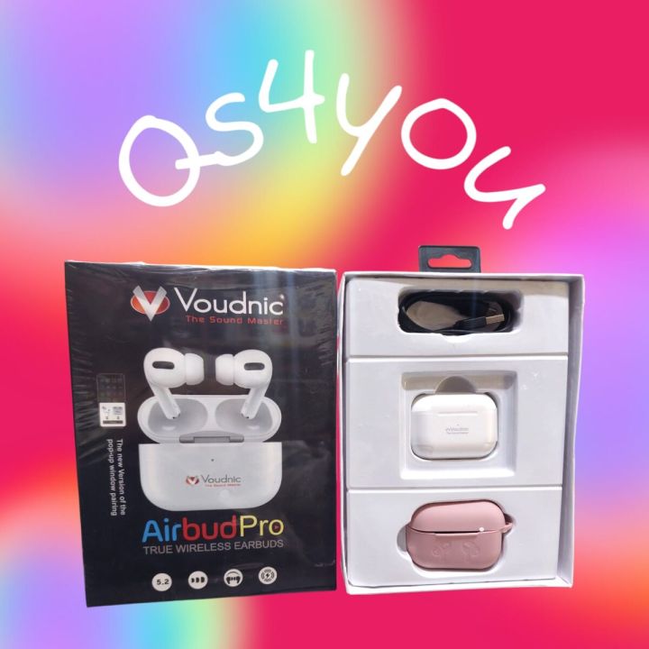 Voudnic Pro Wireless Bluetooth Earbuds Airpods HD Sound Long