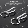 6 piece set Durable Metal Mountaineering Buckle Keychain Metal keychains come with sturdy clips and car key hooks. 
