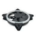 12V 120mm Silent Computer Cooling PC Case Fan Dual Halo Colors Fan Mute and Large Air Volume. 