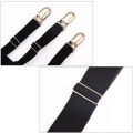 Shirt Stays Belt with 3 Clips Stronger Grip Shirts Adjustable Hidden Belt Keep Shirt Neat for Work. 