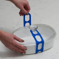 54cm Reusable Lid Strap Silicone Elastic Band Universal Pot Lid Holder for Lunch Box Strap Elastic Band Outdoor Tableware Tool.