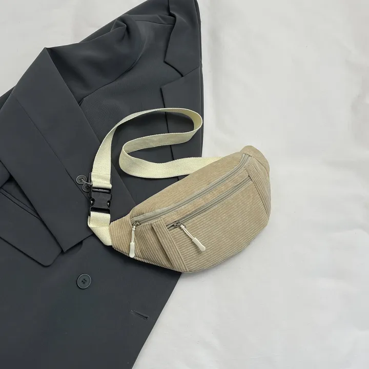 Women%20Waist%20Bag%20Corduroy%20Student%20Shoulder%20Handbag%20Crossbody%20Chest%20Breast%20Bag%20Fanny%20Pack%20Fashion%20Phone%20Female%20Bum%20Belt%20Purse%20-%20Image%203