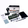 Portabl Powerful 80X100 HD Monocular 50000M Long Range Zoom With Tripod Phone Clip For Outdoor Hunting Camping Tourism.