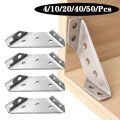 Universal Furniture Corner Bracket Angle Fasten Connector Bedframe Cabinet Drawer Chair Hardware Triangle Support Frame. 