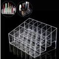 24 Department Transparent Case Lipstick organizer display holder. 