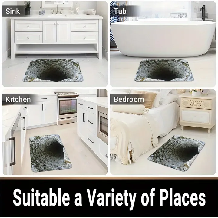 Stone%20Built%20Water%20Well%203D%20Visual%20Flat%20Pattern%20Design%20Floor%20Mat%20for%20Household%20Bathroom%20Door,%20Absorbent%20and%20Non%20Slip%20Foot%20Mat%20-%20Image%204