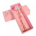 24k Rose Gift For With Love Stand & Lovely Love Box For Valentine Gift ( Total 3 Parts in a box).. 