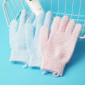 Exfoliating Gloves | 2 Pcs Shower Mitt Scrub Gloves for Smooth Bath.
