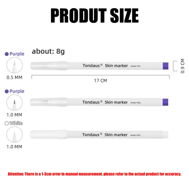2Pcs%20Skin%20Marker%20Pen%20With%20Ruler%20Eyelash%20Extension%20Tool%20Sterilized%20Package%20For%20Tattoo%20Eyelashes%20Piercing%20Scribe%20Skin%20Marker%20Pen%20-%20Image%202