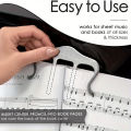 1pc Large Music Book Clip - Effortlessly Holds and Displays Sheet Music for Easy Reading, Perfect for Piano, Guitar, and So On.