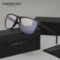 KINGSEVEN Blue Light Blocking Glasses Men/Women Phone Computer Eyewear Rectangle Anti-Blue Glasses. 