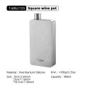 Tiartisan 400ML Titanium Hip Flask Whiskey Wine Pot Outdoor Camping Ultralight Leakproof Wine Bottle With Funnel.