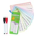 Beginners in 0-12 Mathematical Calculations Self Test Training Card, Maths Fact Learning Tools for Primary School Montessori. 