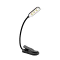 Rechargeable Book Light 7 LED Reading Light with 3-Level Warm Cool White Daylight Flexible Easy Clip Night Reading Lamp in Bed. 