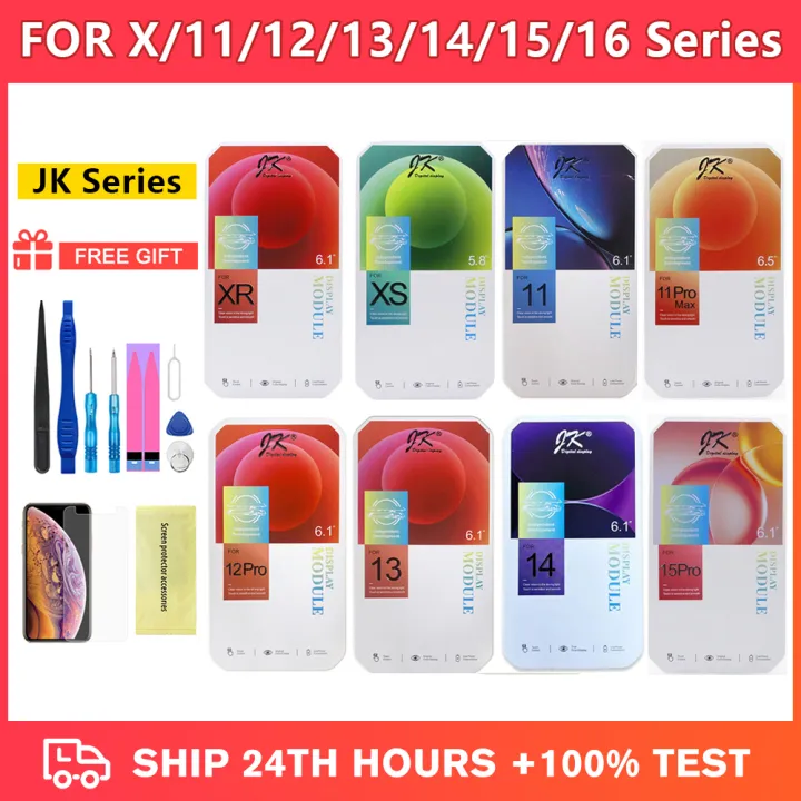 JK Series LCD Touch Screen Digitizer Assembly for iPhone X XS XR 11 12 ...