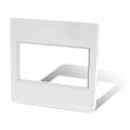 Fujicut Light Switch and Electrical Socket, Complete Set, Switch Size: 1 Piece, and Single 3-Pin Ground Socket, 1 Piece.. 