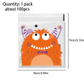 Halloween Cellophane Candy Bags,100Pcs Self Adhesive Clear Cookie Treat Bags for Kids Halloween Party Favor and Gift Packing. 