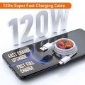 100% Original Xiaomi 120w, 67w, 33w, Turbo Cable 33 Watt 67 Watt 120 Watt Fast Charging 6A For Redmi Note 13, 12/11S/ Note 10/ Note 10 Pro/10S/Note 9 Pro /14c/13c/12/ Cable. 