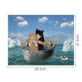28.5*21.5cm Paper Jigsaw Puzzle 100 Pieces Animals Adult Stress Relief Children Educational Entertainment Toys Christmas .