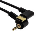 3.5mm & 2.5mm Audio to USB C Cable 90 Degree angle USB Type-C to 2.5 3.5 mm elbow Male AUX Headphone Jack Cable 30cm 1FT. 