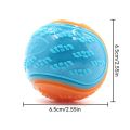 Dog Squeaky Balls Toy Dog Soft TPR Chew Toy Dog Pet Teeth Cleaning Bite Resistance Puppy Training Sound Toy Pet Supplies. 