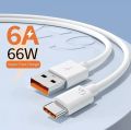 Type-C Fast Charging Cable 6A for Smartphones - Premium Quality. 