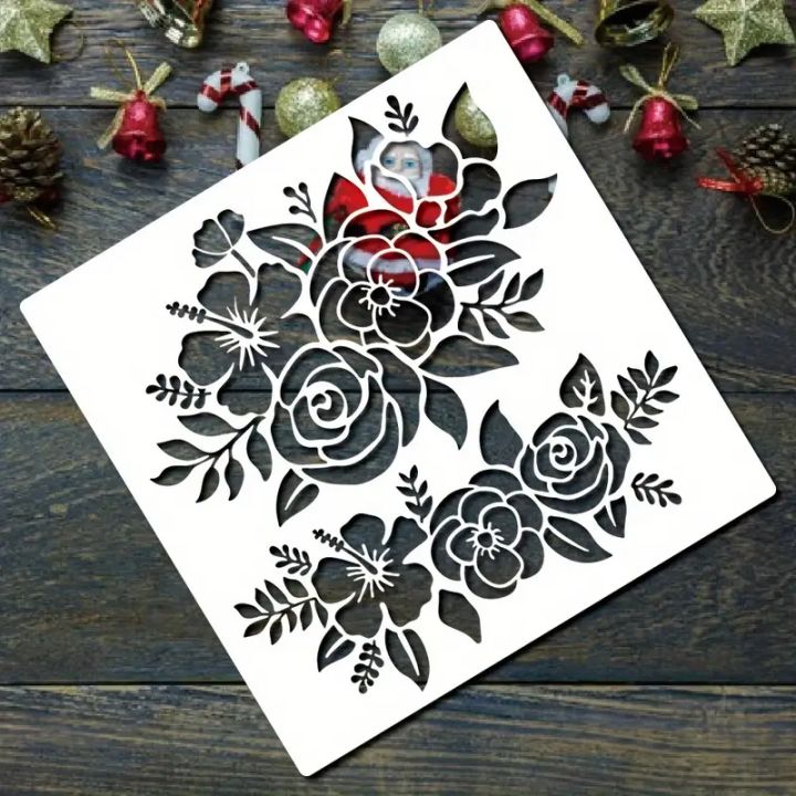 1 pis Plastic Stencils Paper for Painting ( 10/10" inch)