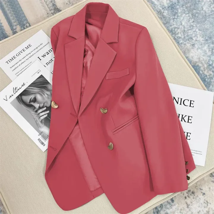 2025%20Spring%20and%20Autumn%20New%20Korean%20fashion%20British%20Style%20Solid%20Blazer%20Women%20Clothing%20French%20Texture%20Fashion%20Small%20Suit%20Coat%20Women%20-%20Image%205
