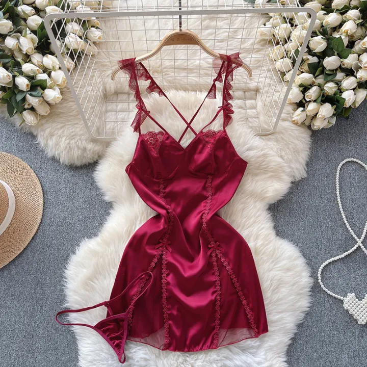 Girls%20%20Cute%20Japanese%20JK%20Uniform%20%20Mini%20Checkered%20Strap%20Skirt%20Off%20Shoulder%20High%20Waist%20Elastic%20Cosplay%20Dress%20Hot%20Sweet%20Pajama%20-%20Image%204
