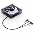 JONSBO ZB-120/240/360 PC Case Fan 120mm 5V ARGB Conjoined Structure Cold Exhaust Fan Kits Forward/Reverse. 